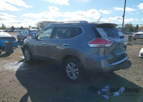 2016 Nissan Rogue Sv z USA, uszkodzony, nr VIN KNMAT2MV0GP681503